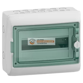 MUREVA (Kaedra) Kiselosztó, átlátszó ajtó, 1x12 modul