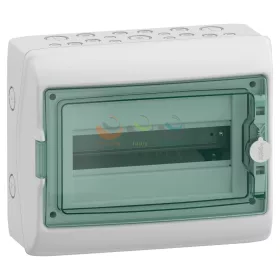   Schneider Electric MUREVA (kaedra) kiselosztó, átlátszó ajtó, 1 × 12 modul