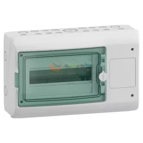   Schneider Electric MUREVA (kaedra) kiselosztó illesztődobozzal, átlátszó ajtó, 1 × 12 modul+1 nyílás