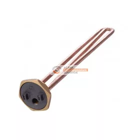   Merülő fűtőbetét vízhez - 2000 W/220V, menet: 5/4", termosztát nélkül, 300 x 30 mm, réz