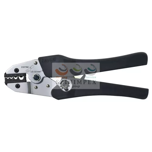 Haupa présfogó szigeteletlen lemezsarukhoz 1,5-10 mm² racsnis 210764