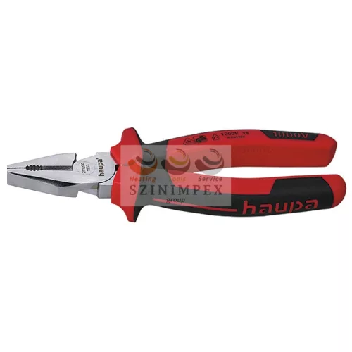 Haupa kombinált fogó 180 mm 1000 V felhúzott nyéllel 211200