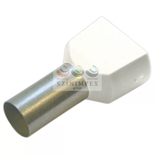 Haupa érvéghüvely iker 2 × 0,5/8 mm fehér 270778