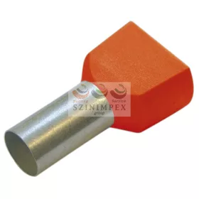Haupa érvéghüvely iker 2 × 0,5/8 mm narancs 273350
