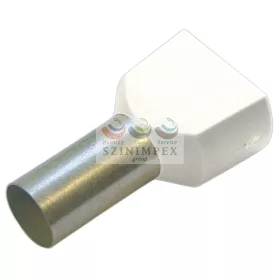 Haupa érvéghüvely iker 2 × 0,75/8 mm fehér 273352