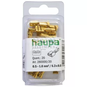 Haupa CSH6 csúszósaru 6,3 × 0,8 1-2,5 mm² 280004