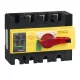 Schneider Electric interpact INS125 3P piros kapcsoló sárga homloklap