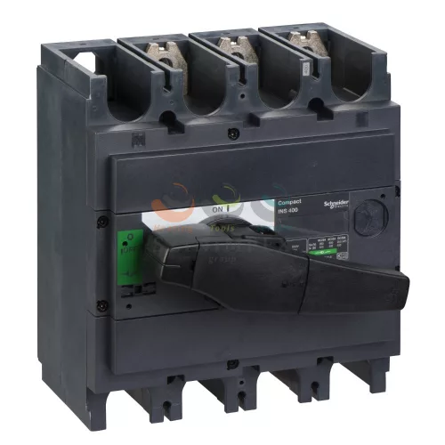 Schneider Electric interpact terheléskapcsoló/szakaszolókapcsoló INS400 400 A 3P