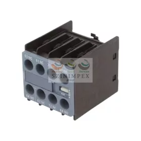   SIEMENS SIRIUS segédérintkező blokk homlokoldali 3RH2--höz 2z 2ny 6 A/AC15/230 V csavaros 3RH2911-1GA22