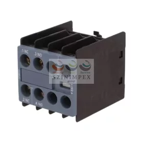   SIEMENS SIRIUS segédérintkező blokk homlokoldali 3RH(T)2--höz 1z 1ny 6 A/AC15/230 V csavaros 3RH2911-1HA11