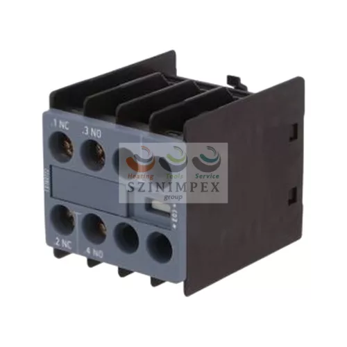 SIEMENS SIRIUS segédérintkező blokk homlokoldali 3RH(T)2--höz 1z 1ny 6 A/AC15/230 V csavaros 3RH2911-1HA11
