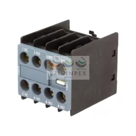   SIEMENS SIRIUS segédérintkező blokk homlokoldali 3RH(T)2--höz 3z 1ny 6 A/AC15/230 V csavaros 3RH2911-1HA31