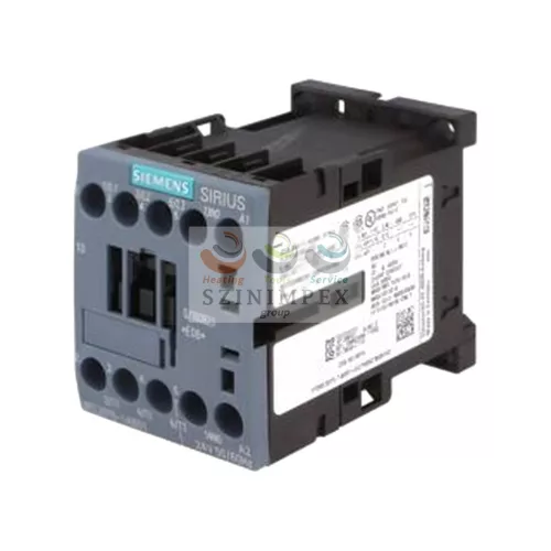 SIEMENS SIRIUS kontaktor (mágneskapcsoló) 3 kW/400 VAC-3 3Z 24 V 50 Hz 1z csavaros 18 A/AC-1/400 V 3RT2015-1AB01