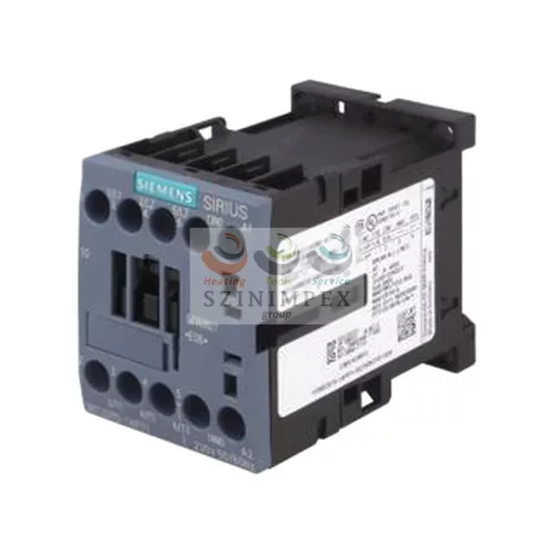 SIEMENS SIRIUS kontaktor (mágneskapcsoló) 3 kW/400 VAC-3 3Z 230 V 50 Hz 1z csavaros 18 A/AC-1/400 V 3RT2015-1AP01