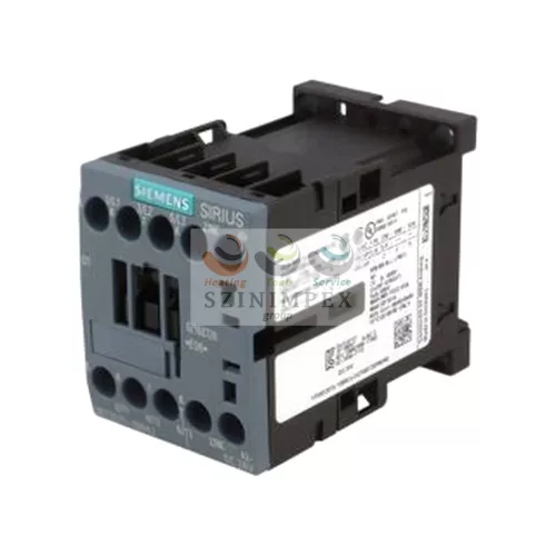 SIEMENS SIRIUS kontaktor (mágneskapcsoló) 3 kW/400 VAC-3 3Z 24 VDC 1ny csavaros 18 A/AC-1/400 V 3RT2015-1BB42