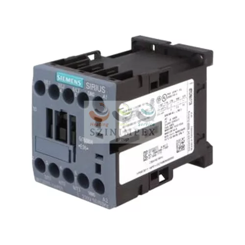 SIEMENS SIRIUS kontaktor (mágneskapcsoló) 5,5 kW/400 VAC-3 3Z 230 V 50 Hz 1z csavaros 22 A/AC-1/400 V 3RT2017-1AP01