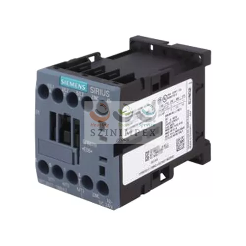 SIEMENS SIRIUS kontaktor (mágneskapcsoló) 5,5 kW/400 VAC-3 3Z 24 VDC 1ny csavaros 22 A/AC-1/400 V 3RT2017-1BB42