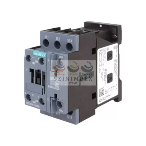 SIEMENS SIRIUS kontaktor (mágneskapcsoló) 11 kW/400 VAC-3 3Z 230 V 50 Hz 1z 1ny csavaros 40 A/AC-1/400 V 3RT2026-1AP00