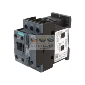   SIEMENS SIRIUS kontaktor (mágneskapcsoló) 15 kW/400 VAC-3 3Z 24 V 50 Hz 1z 1ny csavaros 50 A/AC-1/400 V 3RT2027-1AB00