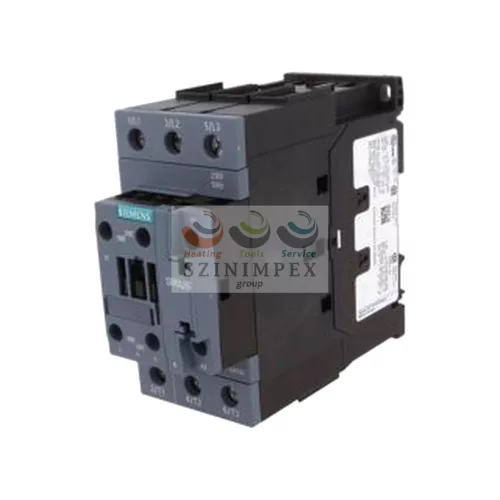 SIEMENS SIRIUS kontaktor (mágneskapcsoló) 22 kW/400 VAC-3 3Z 230 V 50 Hz 1z 1ny csavaros 70 A/AC-1/400 V 3RT2036-1AP00