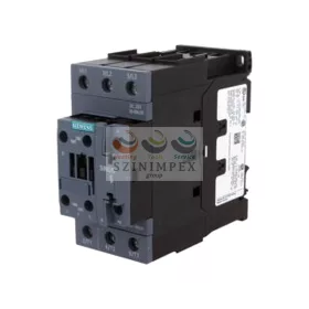   SIEMENS SIRIUS kontaktor (mágneskapcsoló) 22 kW/400 VAC-3 3Z 20-33 V 50 Hz 20-33 VDC 1z 1ny csavaros 3RT2036-1NB30