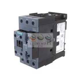   SIEMENS SIRIUS kontaktor (mágneskapcsoló) 37 kW/400 VAC-3 3Z 20-33 V 50 Hz 20-33 VDC 1z 1ny csavaros 3RT2038-1NB30