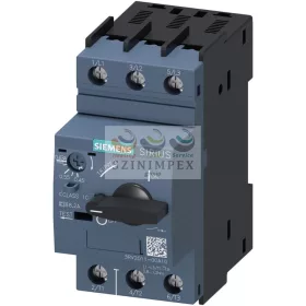   SIEMENS SIRIUS motorvédő kapcsoló 3P 0.45-0,63 A-hő 100 kA fix mágneses csavaros 3RV2011-0GA10