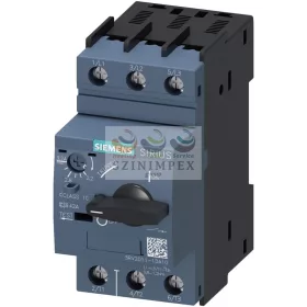   SIEMENS SIRIUS motorvédő kapcsoló 3P 2.2-3,2 A-hő 100 kA fix mágneses csavaros 3RV2011-1DA10