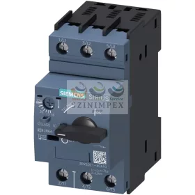   SIEMENS SIRIUS motorvédő kapcsoló 3P 16-22 A-hő 55 kA fix mágneses csavaros 3RV2021-4CA10