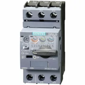   SIEMENS SIRIUS motorvédő kapcsoló 3P 18-25 A-hő 55 kA fix mágneses csavaros 3RV2021-4DA10
