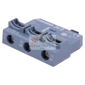   SIEMENS SIRIUS segédérintkező blokk homlokoldali 3RV2-höz 1v 3 A/AC15/230 V csavaros 3RV2901-1D