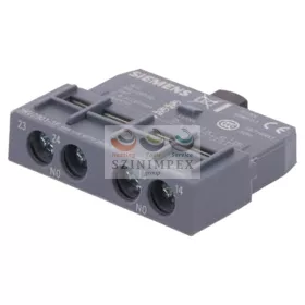   SIEMENS SIRIUS segédérintkező blokk homlokoldali 3RV2-höz 2z 0,5 A/AC15/230 V csavaros 3RV2901-1F