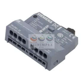   SIEMENS SIRIUS segédérintkező blokk homlokoldali 3RV2-höz 1z 1ny 0,5 A/AC15/230 V rugószorításos 3RV2901-2E