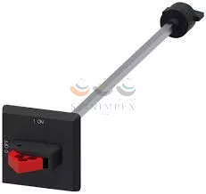 SIEMENS SIRIUS ajtókuplung forgatókar S0...S3-megszakítóhoz 130 mm tengellyel tengellyel zárható 3RV2926-0B