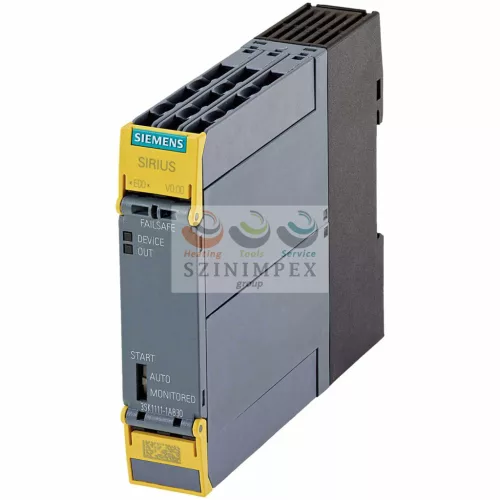 SIEMENS biztonsági relé vészleállító csavaros 0IEC 60204 szerinti stop-kategória 3SK 3SK1111-1AB30
