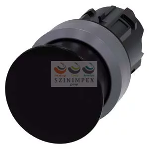 SIEMENS SIRIUS ACT gomba nyomófej műanyag d22 30 mm-fej fekete visszaugró 3SU1030-1AD10-0AA0