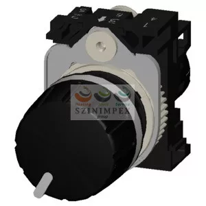 SIEMENS SIRIUS ACT joystick fej műanyag d22 2-irányú 71,3 mm-kar fém-gyűrű IP65/IP67 3SU1030-7AC10-0AA0