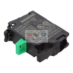   SIEMENS SIRIUS ACT érintkezőelem vezérlőkészülékhez 1z 6 A/AC15/230 V előlapra csavaros 3SU1400-1AA10-1BA0