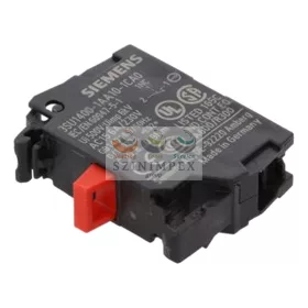   SIEMENS SIRIUS ACT érintkezőelem vezérlőkészülékhez 1ny 6 A/AC15/230 V előlapra csavaros 3SU1400-1AA10-1CA0