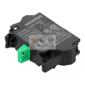   SIEMENS SIRIUS ACT érintkezőelem vezérlőkészülékhez 1z 6 A/AC15/230 V előlapra rugószorításos 3SU1400-1AA10-3BA0