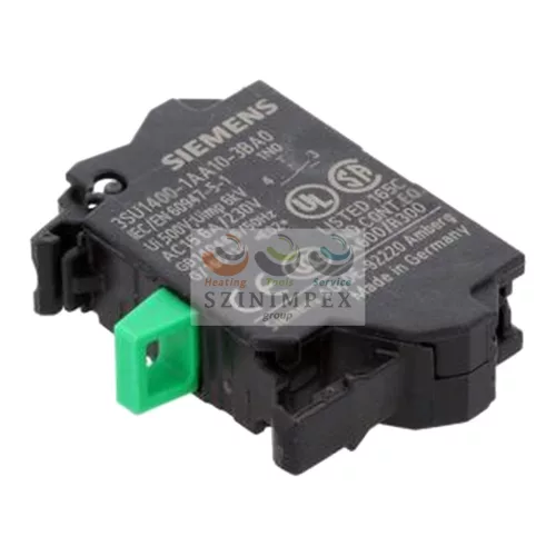 SIEMENS SIRIUS ACT érintkezőelem vezérlőkészülékhez 1z 6 A/AC15/230 V előlapra rugószorításos 3SU1400-1AA10-3BA0
