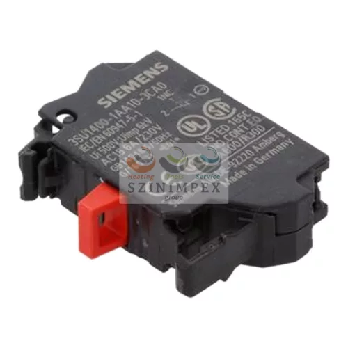 SIEMENS SIRIUS ACT érintkezőelem vezérlőkészülékhez 1ny 6 A/AC15/230 V előlapra rugószorításos 3SU1400-1AA10-3CA0