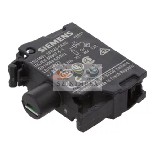 SIEMENS SIRIUS ACT jelzőlámpamodul LED 24 V/AC 24 V/DC piros-fényű előlapra csavaros 3SU1401-1BB20-1AA0