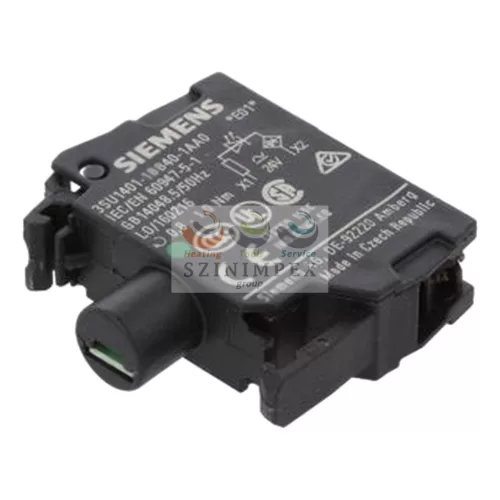 SIEMENS SIRIUS ACT jelzőlámpamodul LED 24 V/AC 24 V/DC zöld-fényű előlapra csavaros 3SU1401-1BB40-1AA0