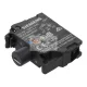 SIEMENS SIRIUS ACT jelzőlámpamodul LED 24 V/AC 24 V/DC kék-fényű előlapra csavaros 3SU1401-1BB50-1AA0