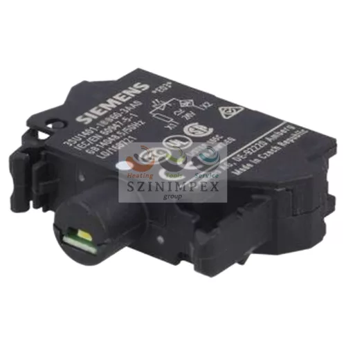 SIEMENS SIRIUS ACT jelzőlámpamodul LED 24 V/AC 24 V/DC fehér-fényű előlapra rugószorításos 3SU1401-1BB60-3AA0
