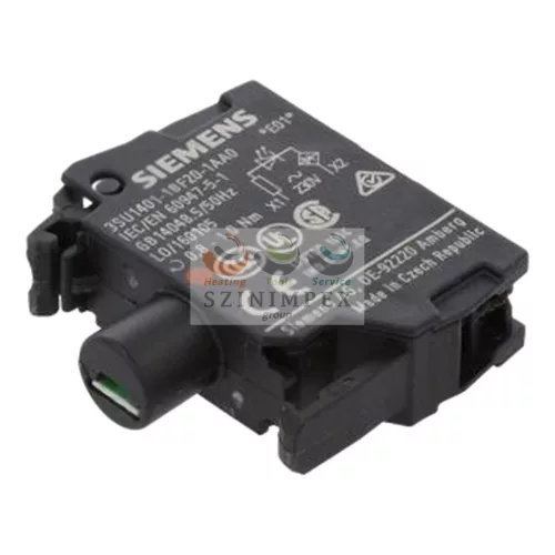 SIEMENS SIRIUS ACT jelzőlámpamodul LED 230 V/AC piros-fényű előlapra csavaros 3SU1401-1BF20-1AA0