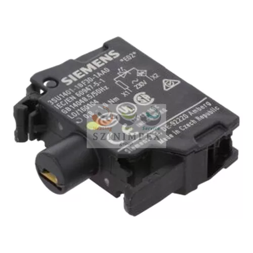 SIEMENS SIRIUS ACT jelzőlámpamodul LED 230 V/AC sárga-fényű előlapra csavaros 3SU1401-1BF30-1AA0