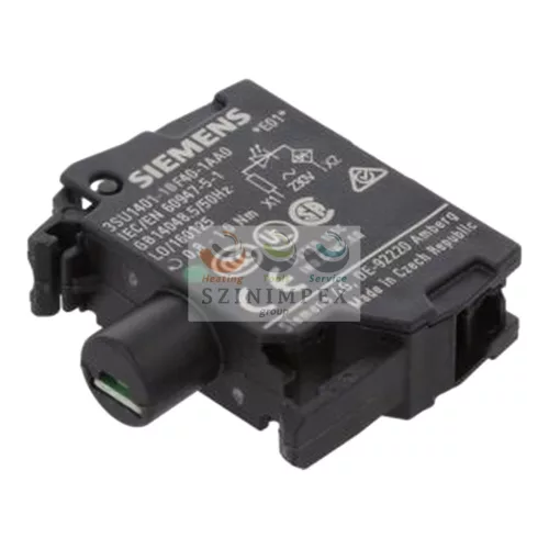 SIEMENS SIRIUS ACT jelzőlámpamodul LED 230 V/AC zöld-fényű előlapra csavaros 3SU1401-1BF40-1AA0