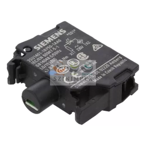 SIEMENS SIRIUS ACT jelzőlámpamodul LED 230 V/AC kék-fényű előlapra csavaros 3SU1401-1BF50-1AA0
